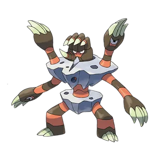 Barbaracle — Pokémon GO Rock and Water artwork