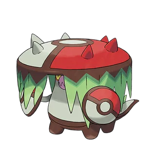 Brute Bonnet — Pokémon GO Grass and Dark artwork