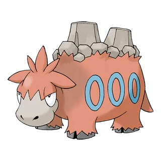 Camerupt — Pokémon GO Fire and Ground artwork