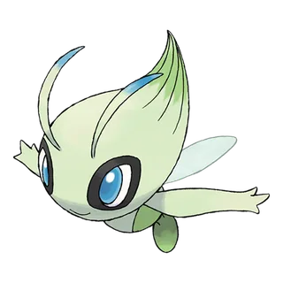 Celebi — Pokémon GO Psychic and Grass artwork