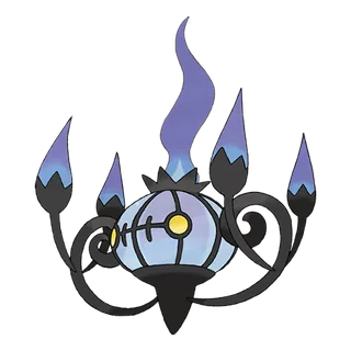 Chandelure — Pokémon GO Ghost and Fire artwork
