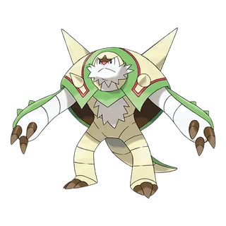Chesnaught — Pokémon GO Grass and Fighting artwork
