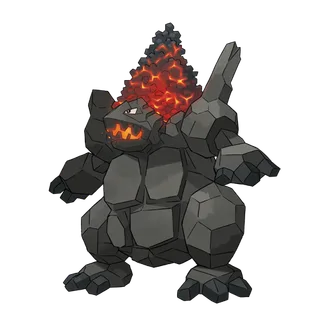 Coalossal — Pokémon GO Rock and Fire artwork