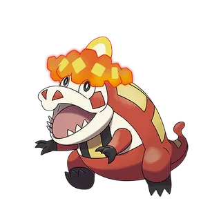 Crocalor — Pokémon GO Fire artwork