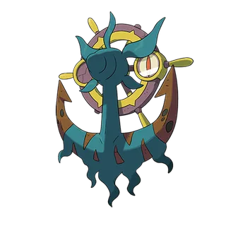 Dhelmise — Pokémon GO Ghost and Grass artwork