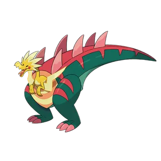 Dracozolt — Pokémon GO Electric and Dragon artwork
