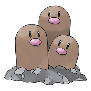 Dugtrio — Pokémon GO Ground artwork