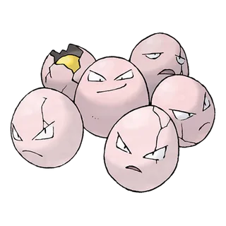 Exeggcute — Pokémon GO Grass and Psychic artwork