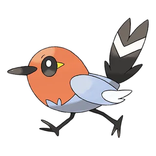 Fletchling — Pokémon GO Normal and Flying artwork