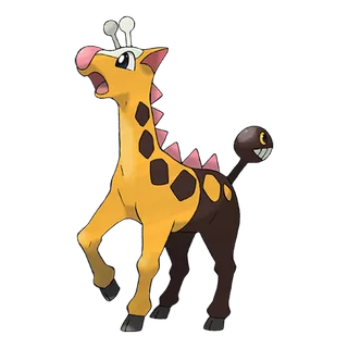 Girafarig — Pokémon GO Normal and Psychic artwork