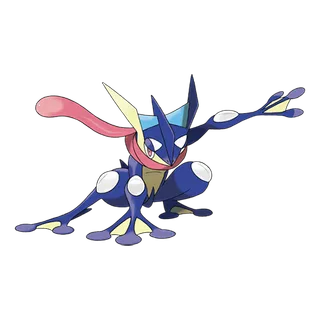 Greninja — Pokémon GO Water and Dark artwork