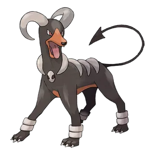 Houndoom — Pokémon GO Dark and Fire artwork