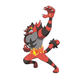Incineroar — Pokémon GO Fire and Dark artwork