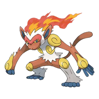 Infernape — Pokémon GO Fire and Fighting artwork