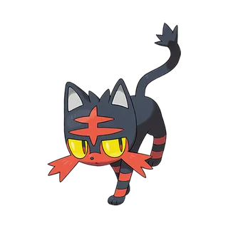 Litten — Pokémon GO Fire artwork