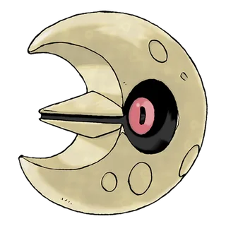 Lunatone — Pokémon GO Rock and Psychic artwork