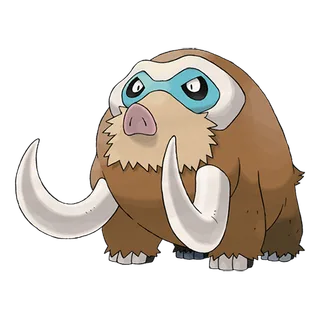 Mamoswine — Pokémon GO Ice and Ground artwork