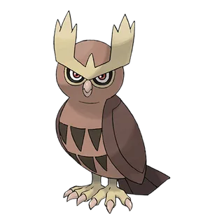 Noctowl — Pokémon GO Normal and Flying artwork