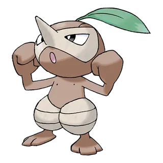 Nuzleaf — Pokémon GO Grass and Dark artwork