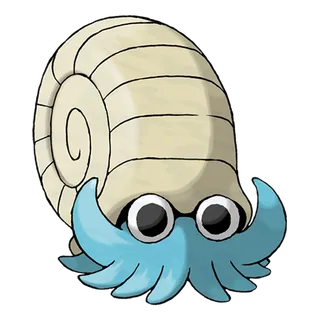 Omanyte — Pokémon GO Rock and Water artwork