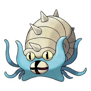 Omastar — Pokémon GO Rock and Water artwork