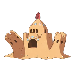 Palossand — Pokémon GO Ghost and Ground artwork