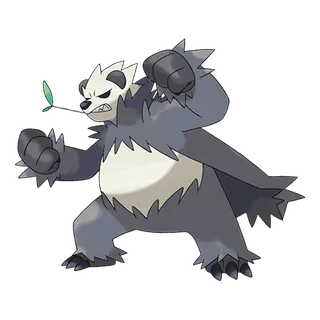 Pangoro — Pokémon GO Fighting and Dark artwork