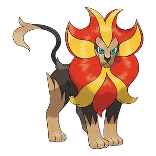 Pyroar — Pokémon GO Fire and Normal artwork