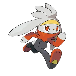 Raboot — Pokémon GO Fire artwork