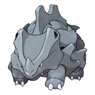 Rhyhorn — Pokémon GO Ground and Rock artwork