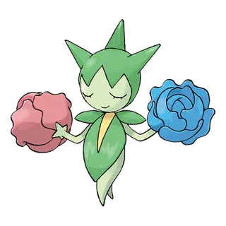 Roselia — Pokémon GO Grass and Poison artwork