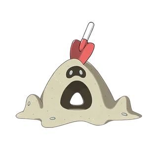 Sandygast — Pokémon GO Ghost and Ground artwork