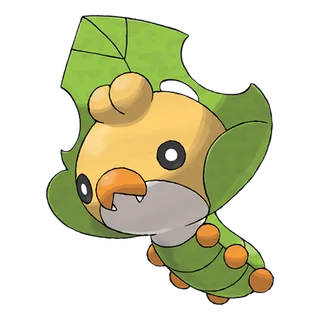 Sewaddle — Pokémon GO Bug and Grass artwork