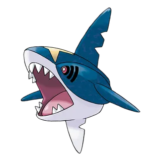 Sharpedo — Pokémon GO Water and Dark artwork