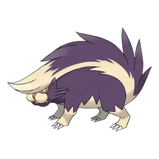 Skuntank — Pokémon GO Poison and Dark artwork