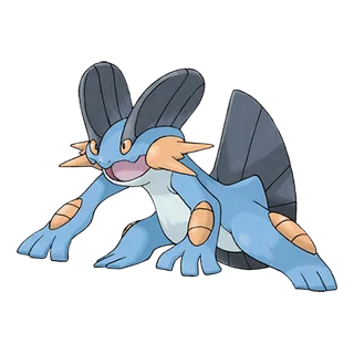 Swampert — Pokémon GO Water and Ground artwork