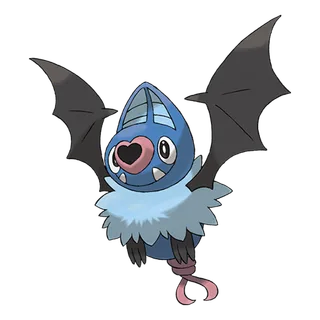 Swoobat — Pokémon GO Psychic and Flying artwork
