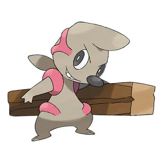 Timburr — Pokémon GO Fighting artwork