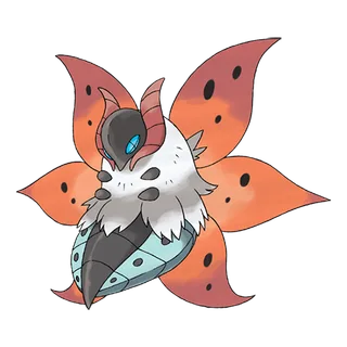 Volcarona — Pokémon GO Bug and Fire artwork