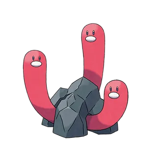 Wugtrio — Pokémon GO Water artwork